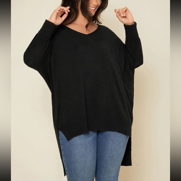 NWT Dolman Sleeve High Low Sweater - Picture 3 of 10